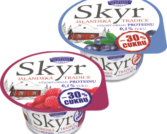 Skyr malina, boruvka