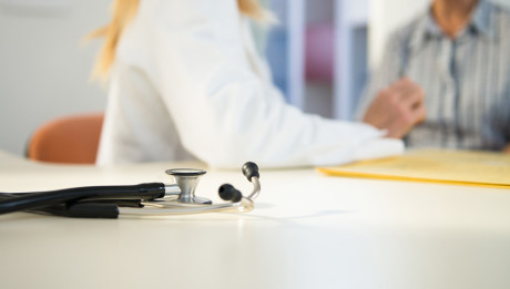 Female Doctor with Patient