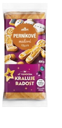 Perníkové medové těsto Albert