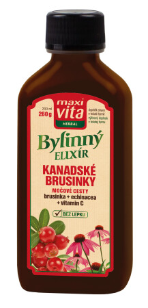 MaxiVita_Herbal_Bylinný_elixír_Brusinka_200ml