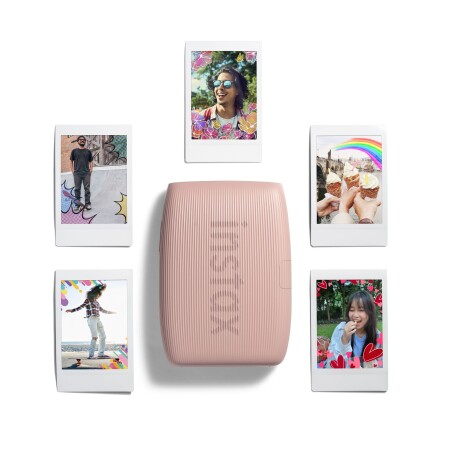 online and social-(High res) instax mini Link 3 - promotional images - 09 Frame Print Rose Pink